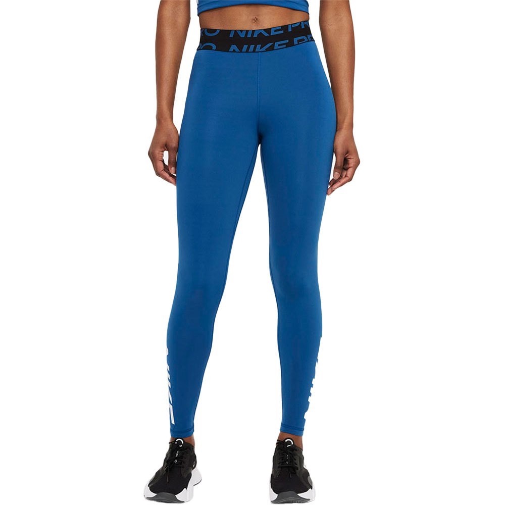 NWT NIKE PRO DRI FIT WOMENS LEGGINGS SIZE M MID RISE SPORTY GYM
